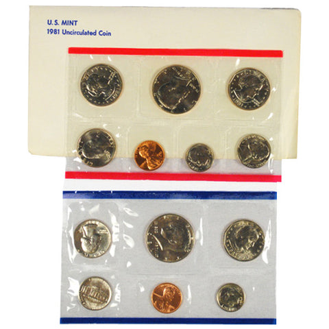 1981 Uncirculated Coin Set - Centerville C&J Connection, Inc.