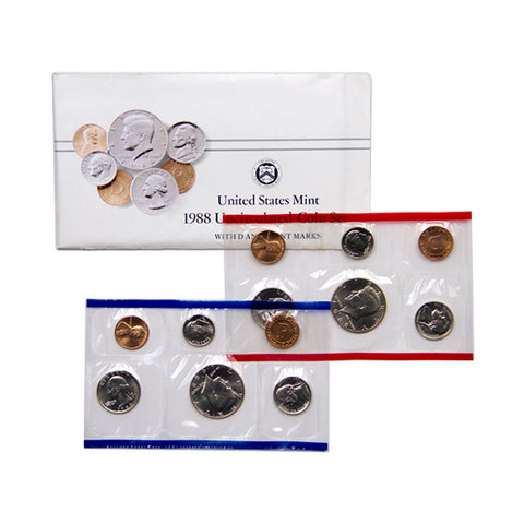 1988 Uncirculated Coin Set - Centerville C&J Connection, Inc.