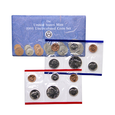1991 Uncirculated Coin Set - Centerville C&J Connection, Inc.