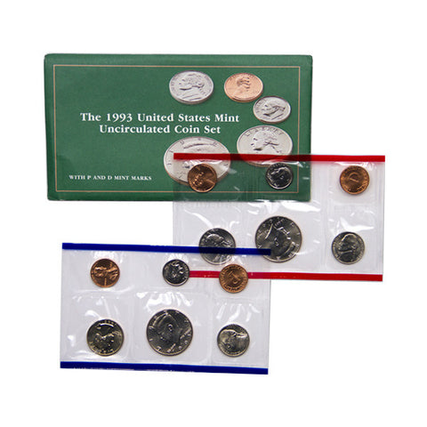 1993 Uncirculated Coin Set - Centerville C&J Connection, Inc.