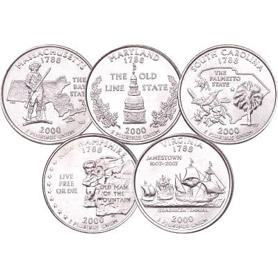2000 Statehood Quarters - Centerville C&J Connection, Inc.