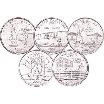 2001 Statehood Quarters - Centerville C&J Connection, Inc.