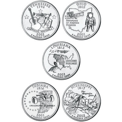 2002 Statehood Quarters - Centerville C&J Connection, Inc.
