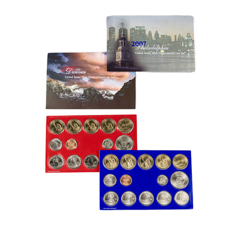 2007 Uncirculated Coin Set (28 Coins) - Centerville C&J Connection, Inc.