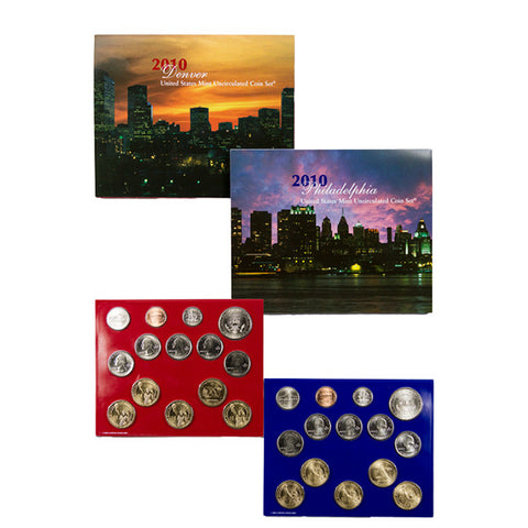2010 Uncirculated Coin Set (28 Coins) - Centerville C&J Connection, Inc.