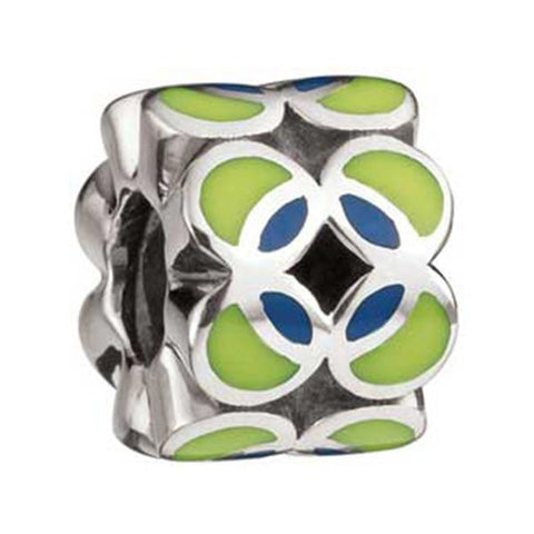Silver Life Circle Enamel Bead - Chamilia - Centerville C&J Connection, Inc.
