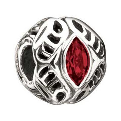 Swarovski July Ruby Red Celebrations Bead - Chamilia - Centerville C&J Connection, Inc.