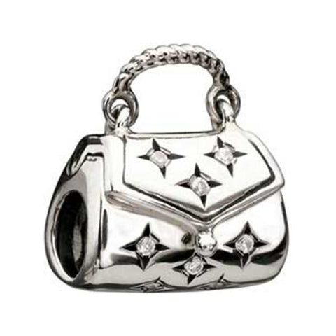 Sparkle Purse (Handbag) Clear CZ Bead - Chamilia - Centerville C&J Connection, Inc.