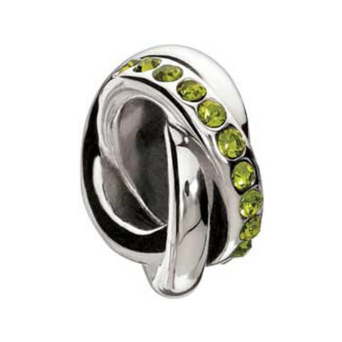 Regale Silver & Crystal Verde - Chamilia Bead - Centerville C&J Connection, Inc.