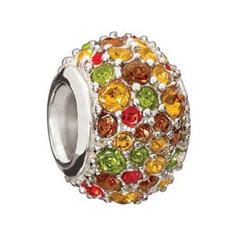 Silver Jeweled Kaleidoscope Fresco - Chamilia Bead - Centerville C&J Connection, Inc.