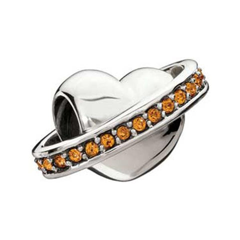 Dolce Vita Silver & Umber Crystal Bead - Chamilia - Centerville C&J Connection, Inc.