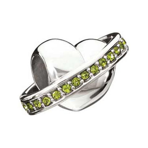Dolce Vita Silver & Verde Crystal Bead - Chamilia - Centerville C&J Connection, Inc.