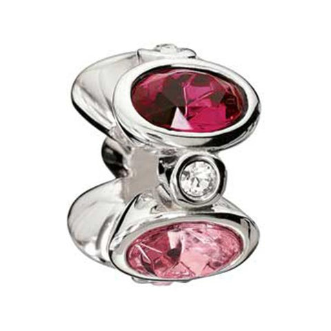 Majestic Ovals Pink Crystal Bead - Chamilia - Centerville C&J Connection, Inc.