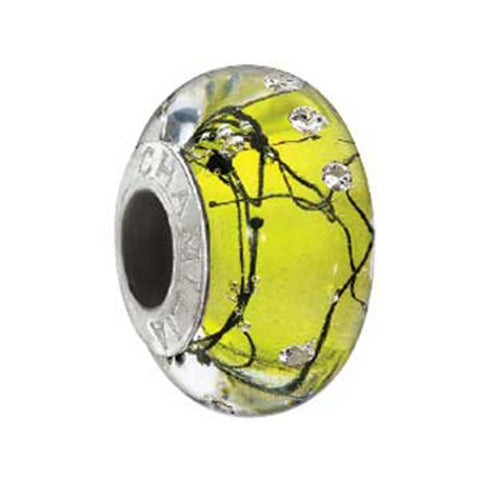 Soho City Lights Yellow Steel Murano Bead - Chamilia - Centerville C&J Connection, Inc.