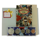 1946 Year Coin Set & Greeting Card : 75th Birthday or 75th Anniversary Gift - Centerville C&J Connection, Inc.