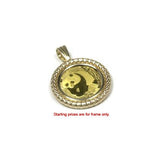 American 1/4 oz Eagle $10 14K Gold Prong Coin Bezel - Centerville C&J Connection, Inc.