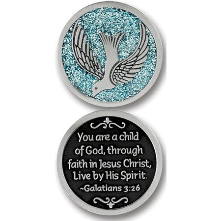 Child of God Enameled Companion Coin / Pocket Token PT675 - Centerville C&J Connection, Inc.