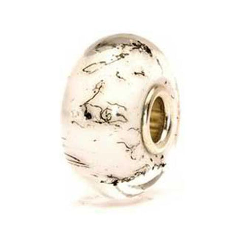 White Steel - Trollbeads Glass Bead - Centerville C&J Connection, Inc.