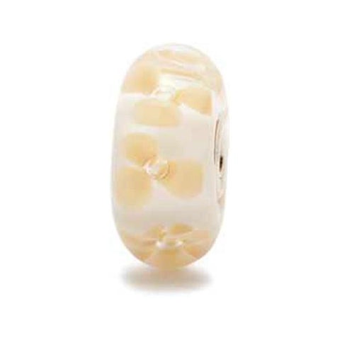 Nougat Flower - Trollbeads Glass Bead - Centerville C&J Connection, Inc.