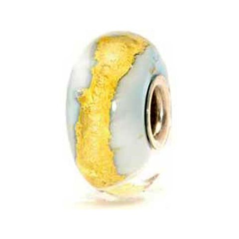 Light Blue Gold - Trollbeads Glass Bead - Centerville C&J Connection, Inc.