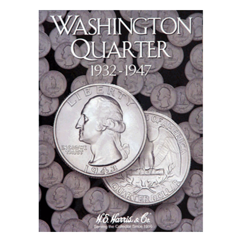 Washington, Part One, 1932 - 1947 H.E. Harris Coin Folder - Centerville C&J Connection, Inc.