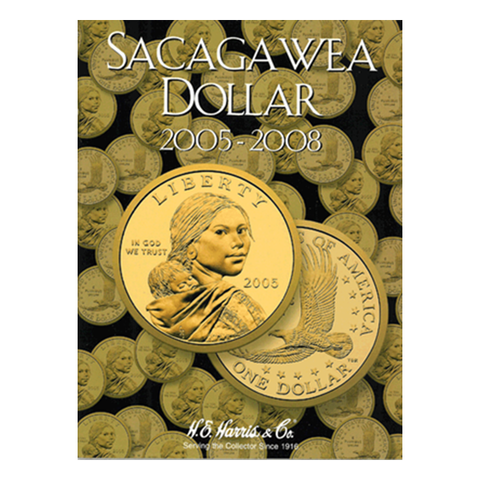 Sacagawea Folder Dollar 2005-2008 H.E. Harris Coin Folder - Centerville C&J Connection, Inc.
