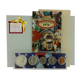 1976 Year Coin Set & Greeting Card : 45th Birthday or 45th Anniversary Gift - Centerville C&J Connection, Inc.