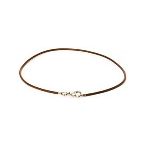 Leather Necklace, Brown 19.7 Inch - Trollbeads - Centerville C&J Connection, Inc.