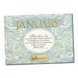January BIRTHVERSE Bible Birthday Greeting Card - Centerville C&J Connection, Inc.