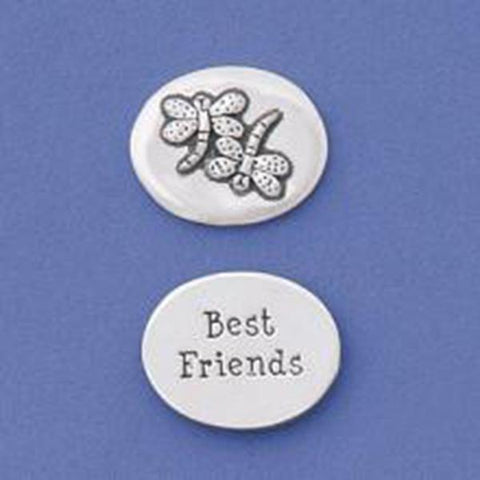 Dragonflies / Best Friends - Basic Spirit Pocket Token - Centerville C&J Connection, Inc.