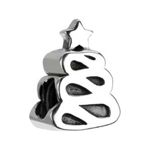 Silver Christmas Tree Bead - Chamilia - Centerville C&J Connection, Inc.
