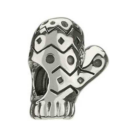 Silver Winter Mitten Bead - Chamilia - Centerville C&J Connection, Inc.