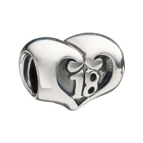 Silver Celebrate 18 Birthday Bead - Chamilia - Centerville C&J Connection, Inc.