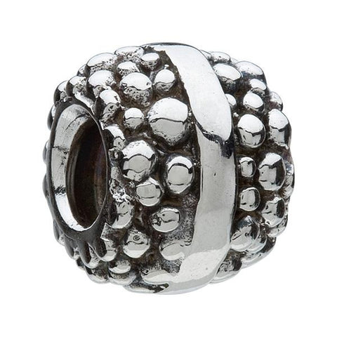 Silver Dots & Line Bead - Chamilia - Centerville C&J Connection, Inc.