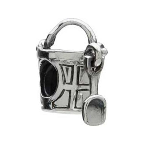 Silver Pail & Shovel Beach Bead - Chamilia - Centerville C&J Connection, Inc.