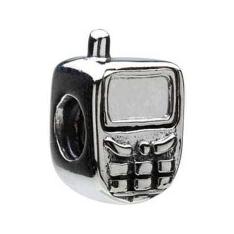Silver Cell Phone Bead - Chamilia - Centerville C&J Connection, Inc.