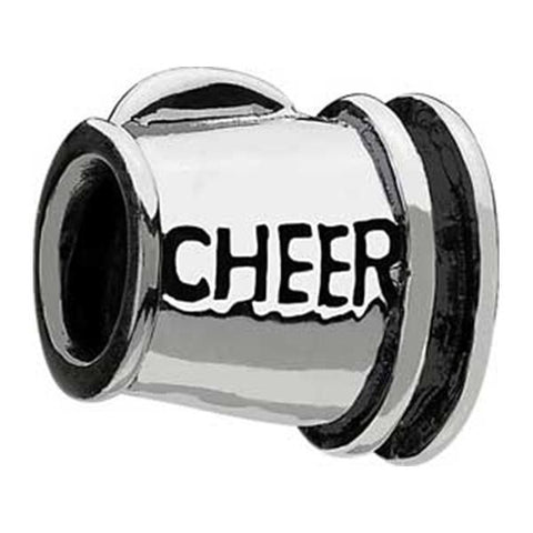 Silver Cheer Megaphone Bead - Chamilia - Centerville C&J Connection, Inc.