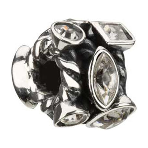 Silver Marquis Clear Swarovski Bead - Chamilia - Centerville C&J Connection, Inc.