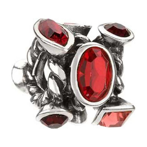 Silver Marquis Red Swarovski Bead - Chamilia - Centerville C&J Connection, Inc.
