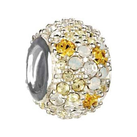 Jeweled Kaleidoscope Yellow Swarovski - Chamilia - Centerville C&J Connection, Inc.