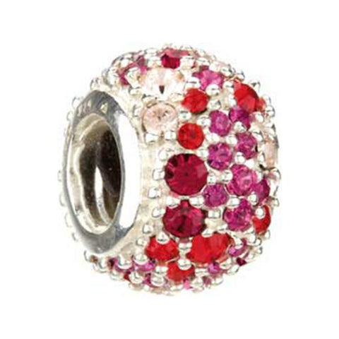 Jeweled Kaleidoscope Red Swarovski - Chamilia Bead - Centerville C&J Connection, Inc.