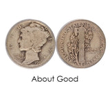 Mercury Dime - Winged Liberty Head - 1920 - 1929 - Centerville C&J Connection, Inc.