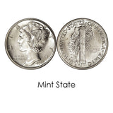 Mercury Dime - Winged Liberty Head - 1920 - 1929 - Centerville C&J Connection, Inc.