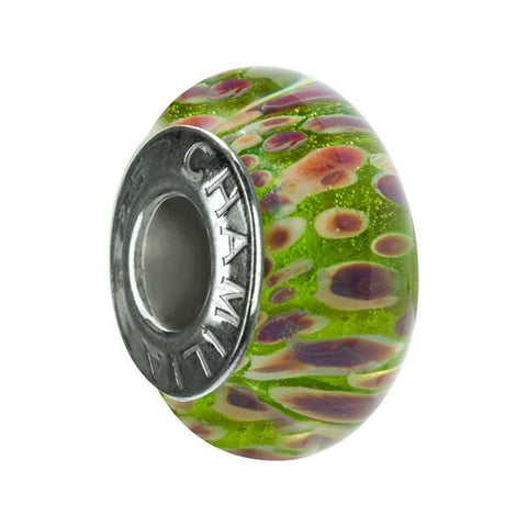 Murano Glass Emerald Sparkle Bead - Chamilia - Centerville C&J Connection, Inc.