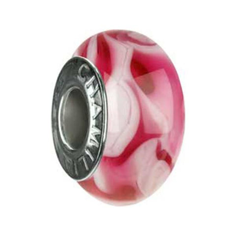 Murano Glass Fuchsia Flames Beadv - Chamilia - Centerville C&J Connection, Inc.