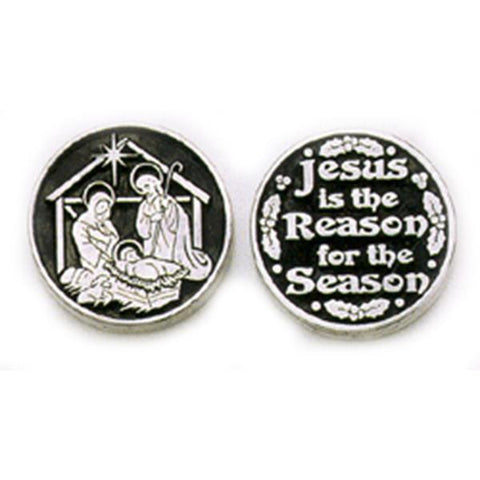 Nativity Pewter Pocket Token - Centerville C&J Connection, Inc.