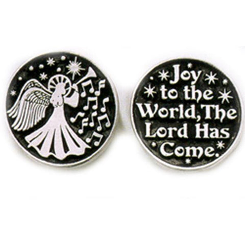 Angel With Trumpet Pewter Pocket Token - Centerville C&J Connection, Inc.