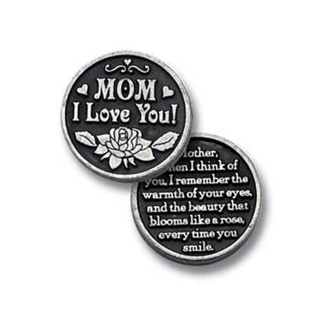 Mom Pewter Pocket Token PT118 - Centerville C&J Connection, Inc.