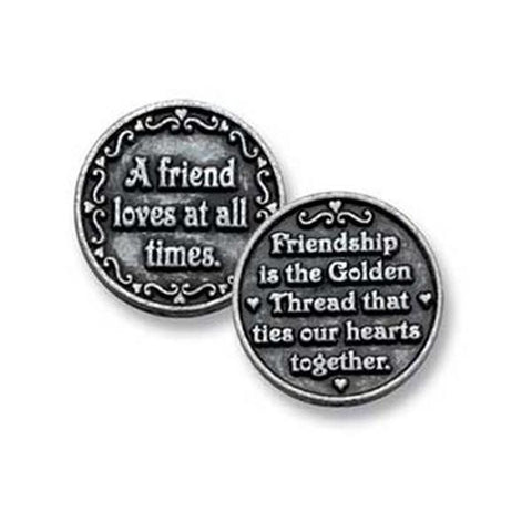 Friendship Pewter Pocket Token PT122 - Centerville C&J Connection, Inc.