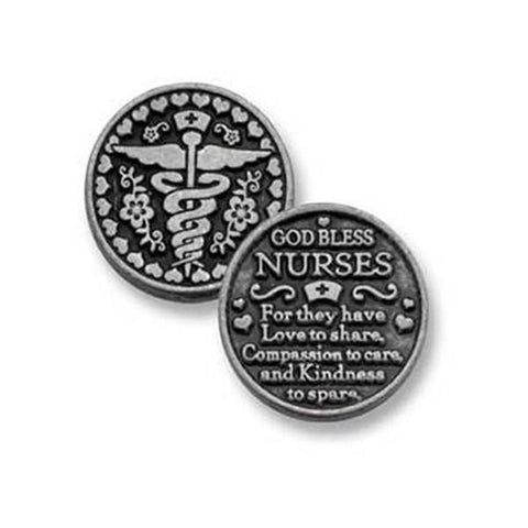 Nurses Pewter Pocket Token PT131 - Centerville C&J Connection, Inc.